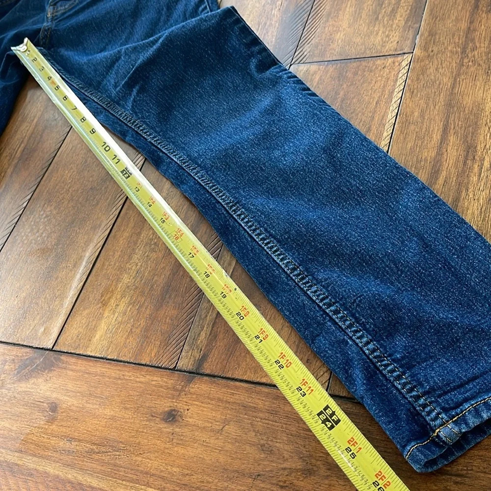H&M skinny jeans pants size 8 blue and size 29 green (2 pair bundle) - Picture 8 of 16